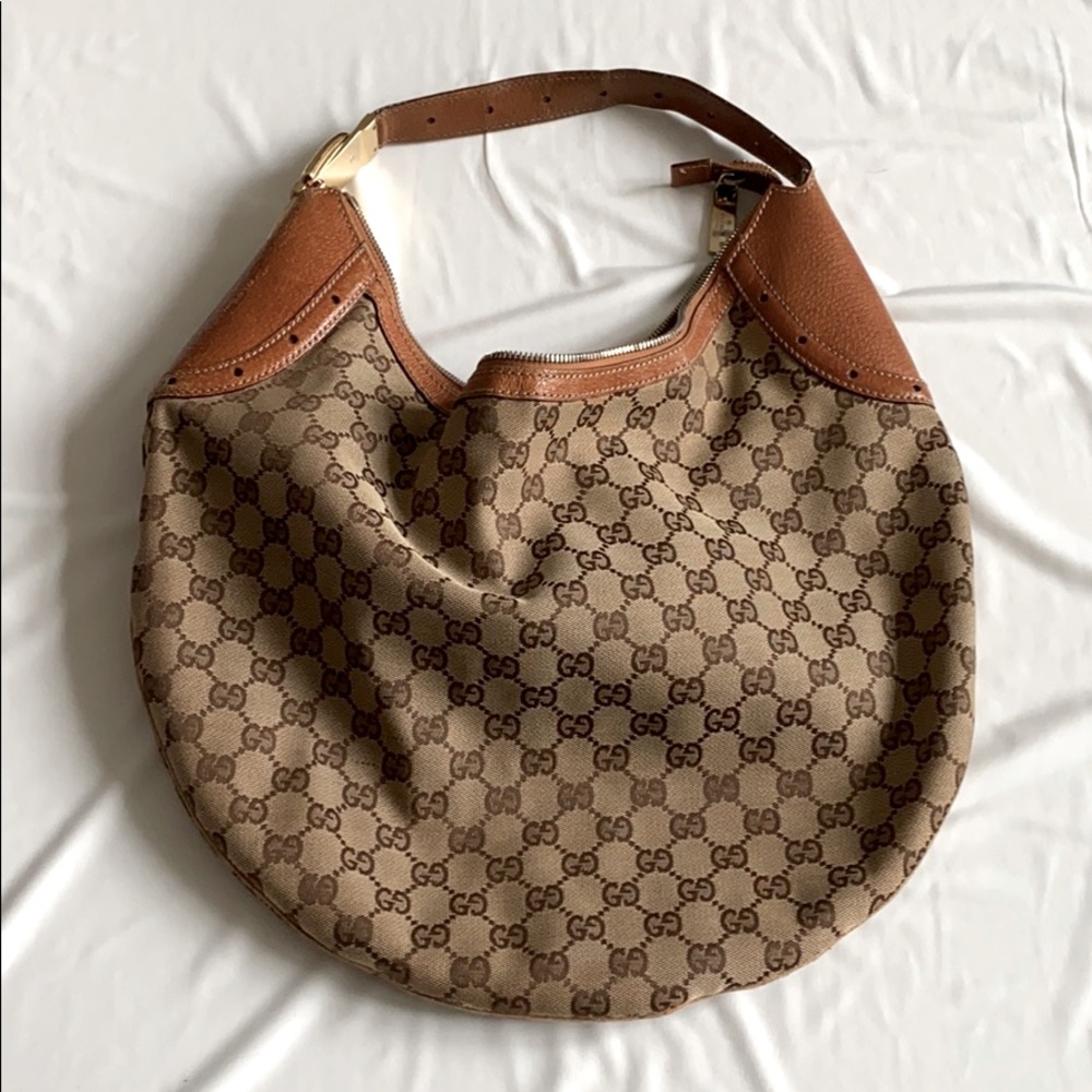 Gucci half moon hobo bag